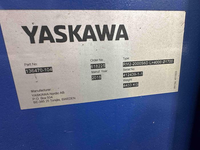 Used 2018 Yaskawa RM2-2000 Welding Cell