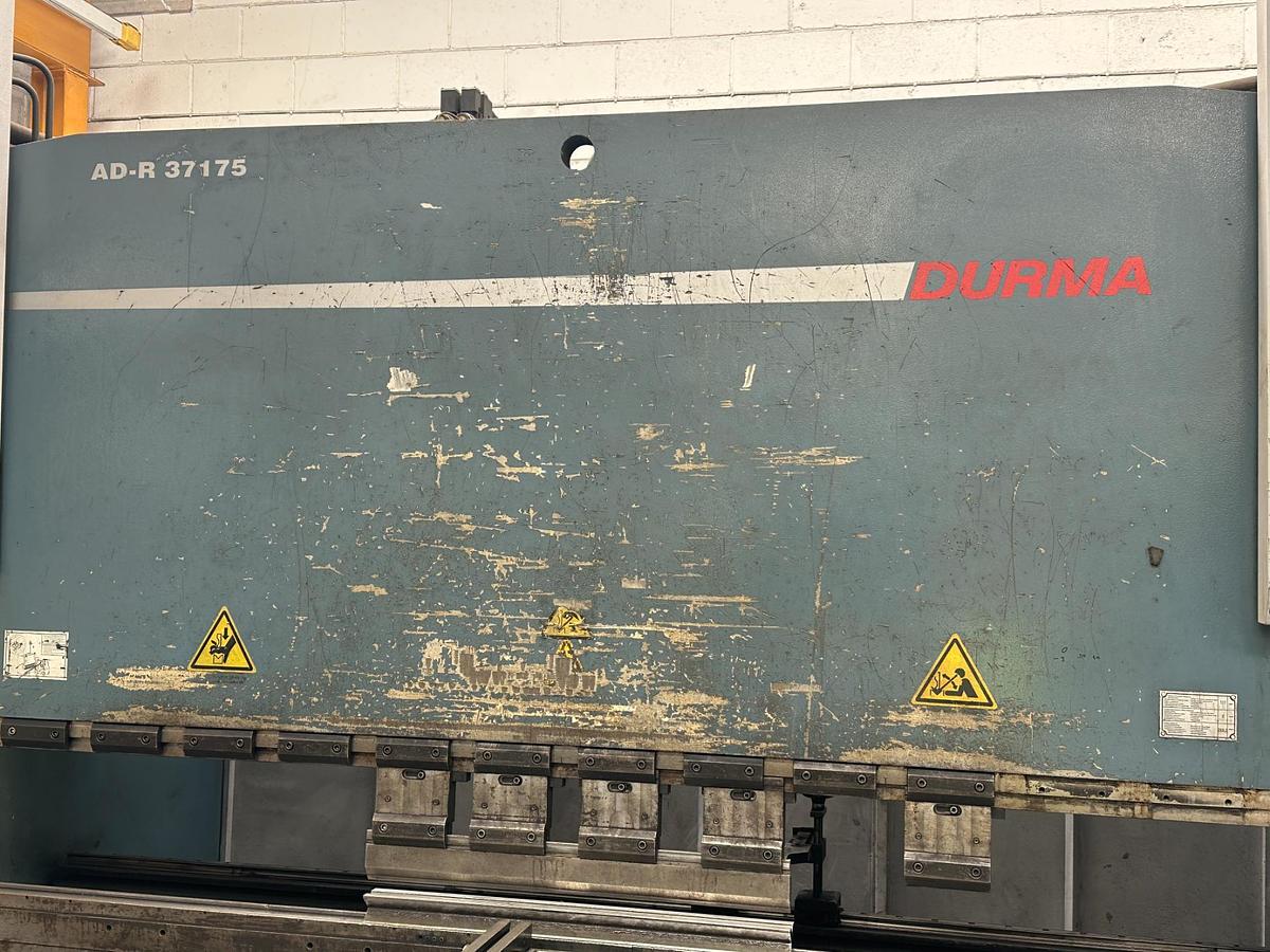 Used 2012 Durma AD-R 37175 CNC Press Brake 175 Ton 3700mm for Sale | Used Machine Tools Ireland