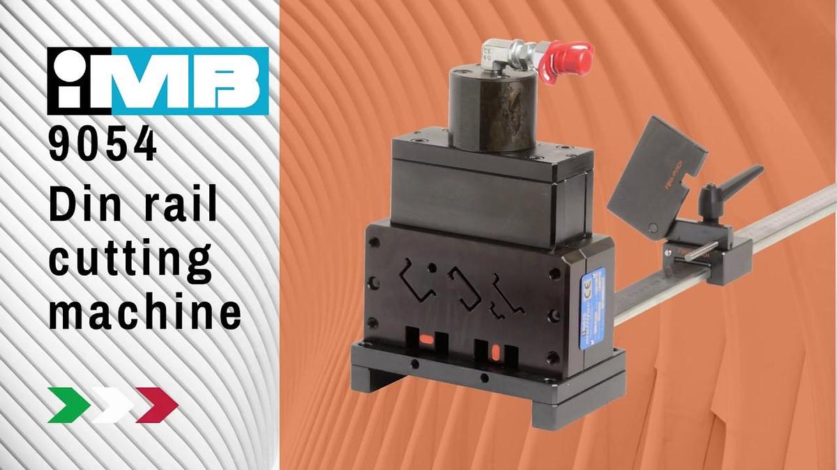 IMB Multifor 9052 Pneumatic DIN Rail Cutter | Air Powered Rail Cutting & Punching Machine