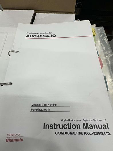 Used 2013 Okamoto Grind-X ACC 42SA1Q CNC Surface Grinder