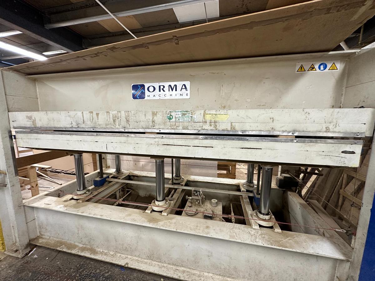 Used 2008 Orma NPC Digit 6/110 AS-BO Hydraulic Hot Press