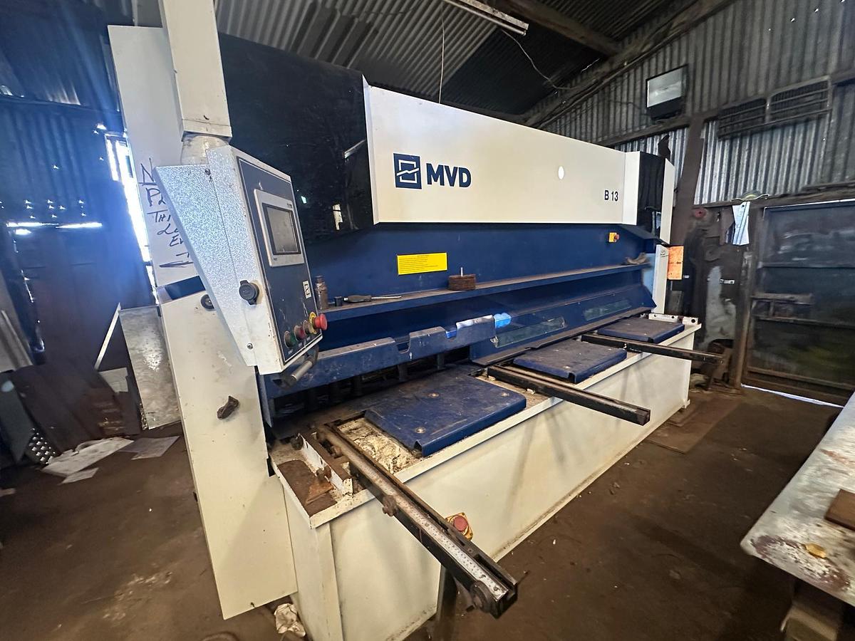 Used 2021 MVD B13-3100 Guillotine Shears – Elgo P40T CNC Control