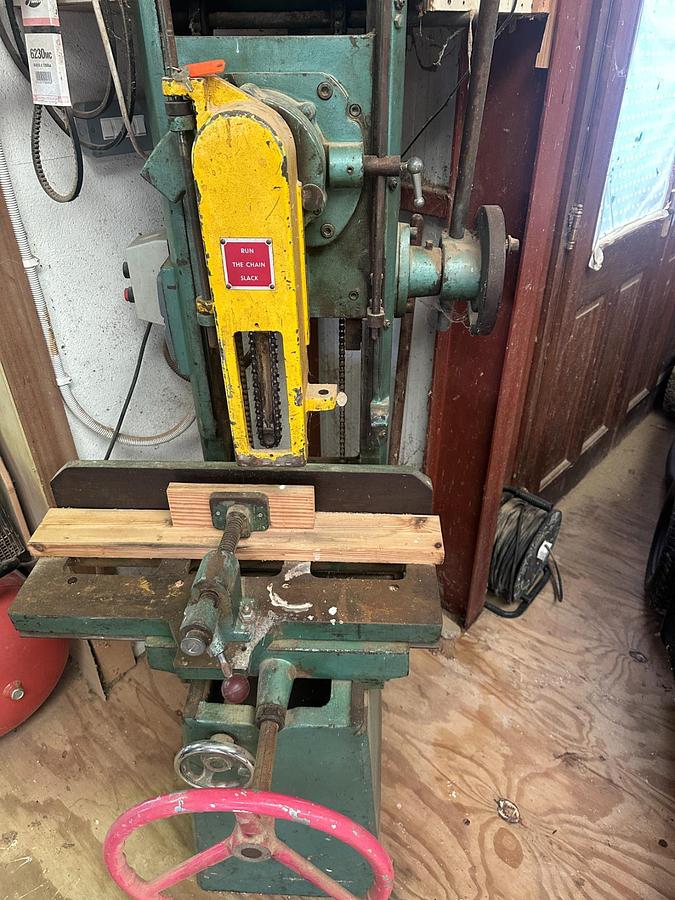 Used Dominion B.A.A. Chain Mortiser for Sale | Woodworking Mortising Machine Ireland
