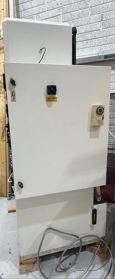 Used BDC 100T Hydraulic Moulding Press | Heated Platen Compression Press