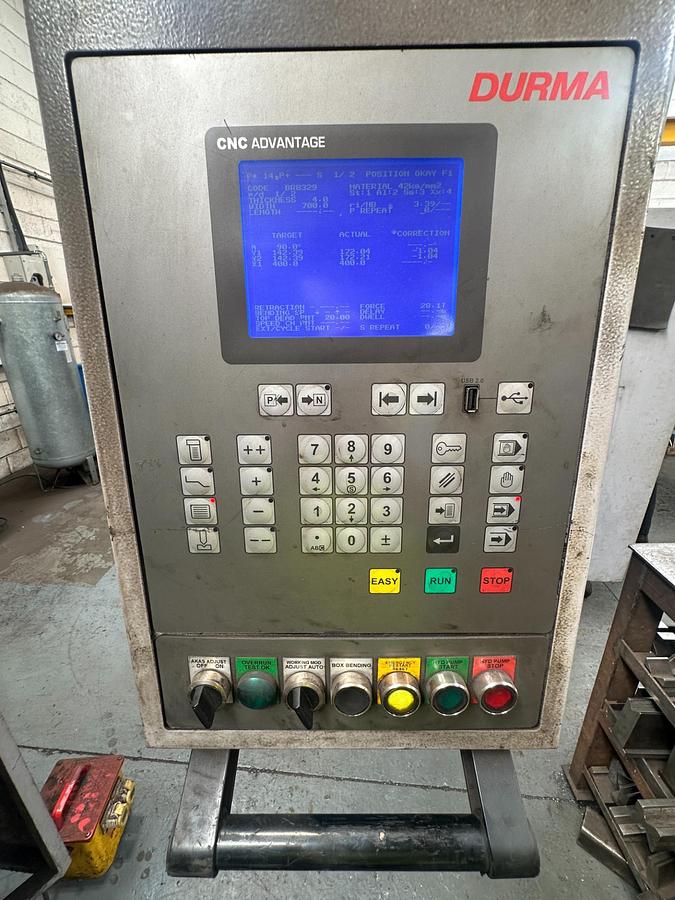 Used 2012 Durma AD-R 37175 CNC Press Brake 175 Ton 3700mm for Sale | Used Machine Tools Ireland