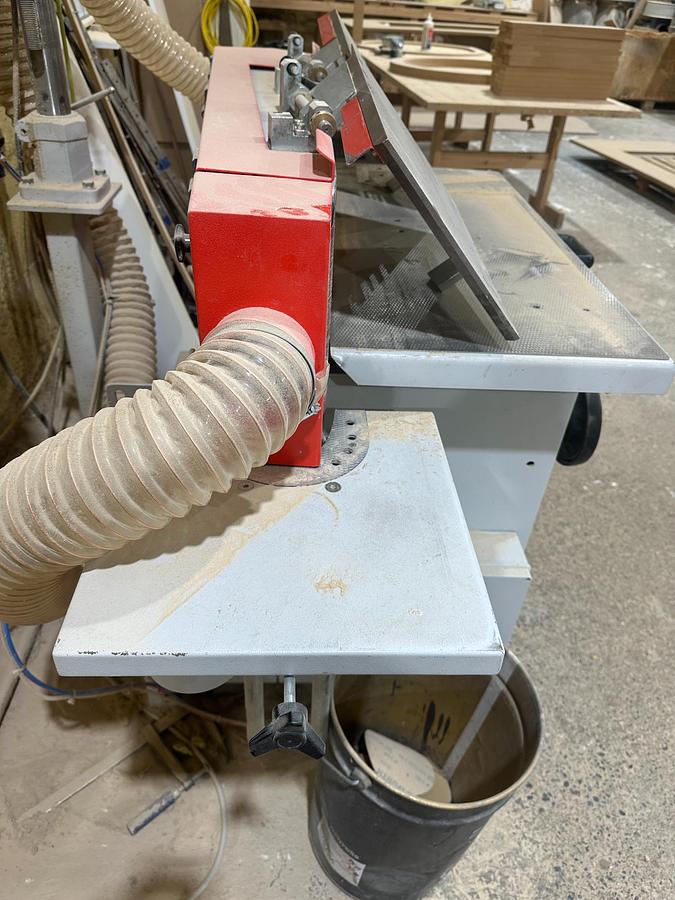 Used 2016 Wegoma EKS 2600 FU Veneer & Solid Wood Sanding Machine with Maggi Steff 2034 Feeder