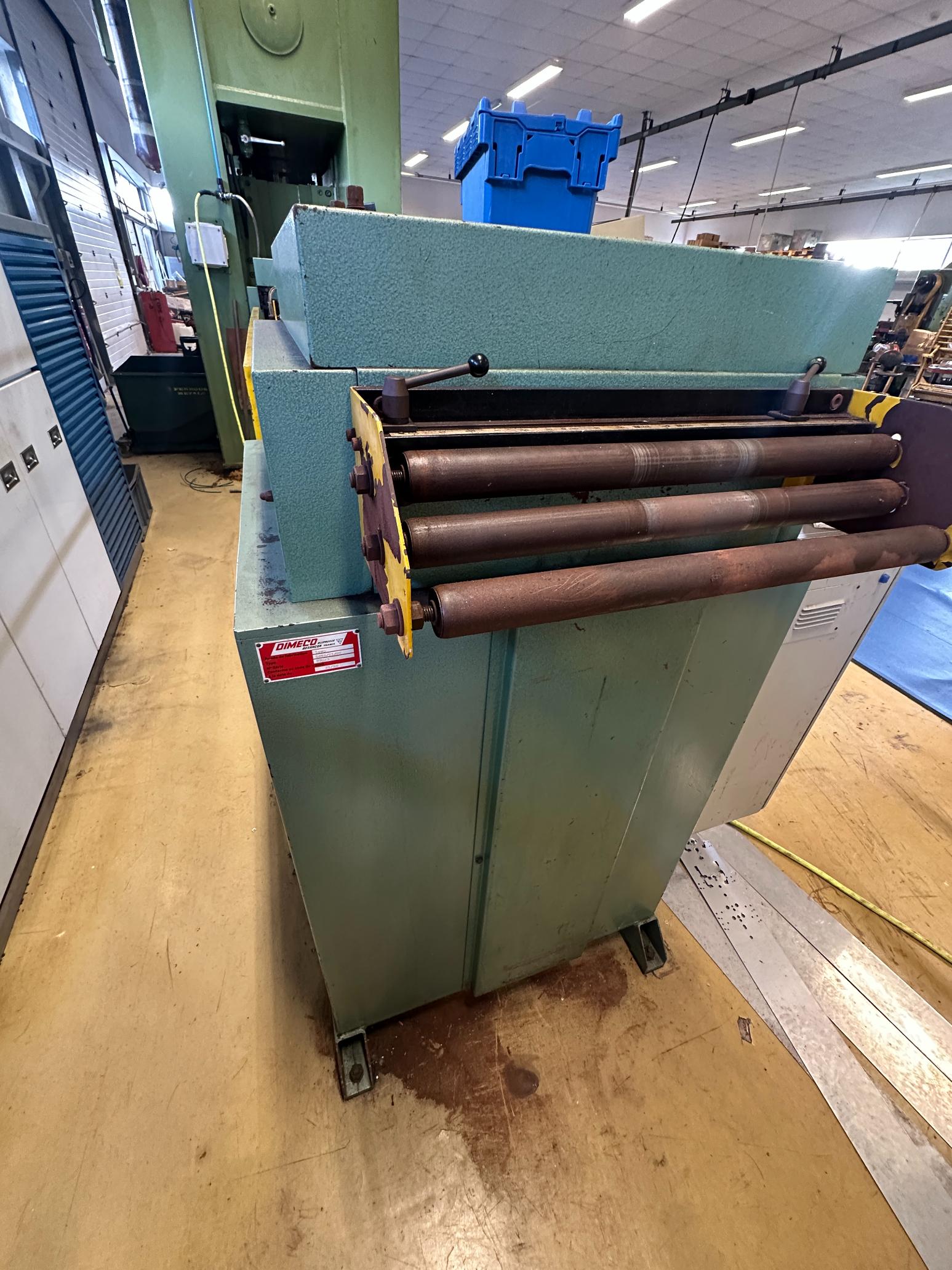 Used 1983 Fritz Müller SDZ 250.6.2 250 Ton Hydraulic Press with Dimeco Coil Line