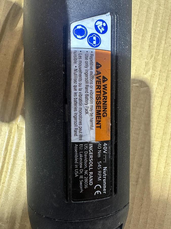 Used Ingersoll Rand QXBN Cordless Precision Screwdrivers – 3 Units + Chargers & 20V Batteries – Excellent Condition