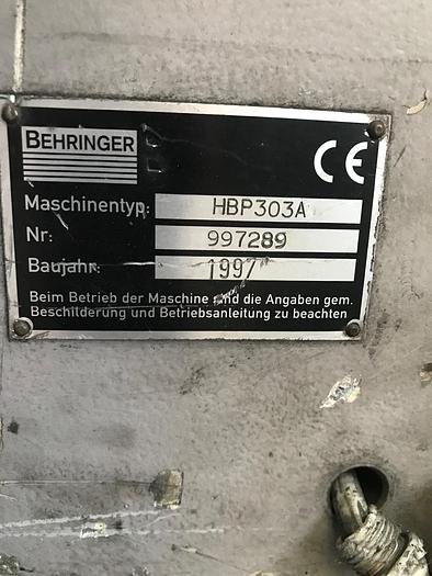 Used 1997 Behringer HBP303A Automatic Bandsaw