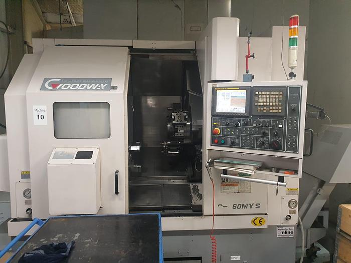 Used 2006 Goodway GS-260MYS CNC Lathe