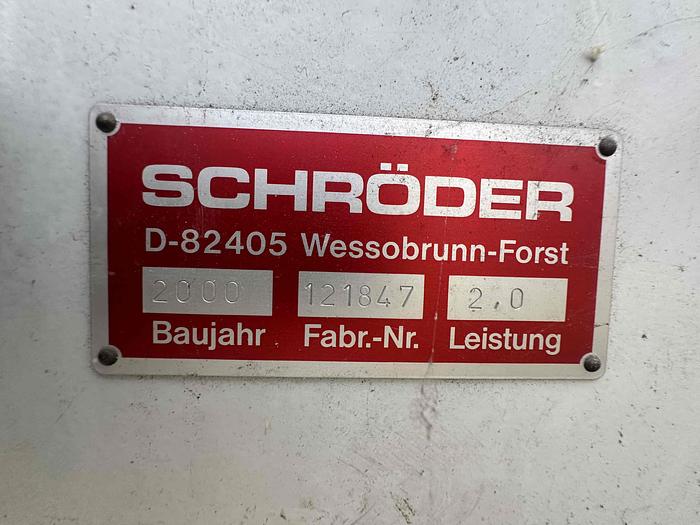 Used 2000 Schroder MHSU 3000x2.0mm Shears