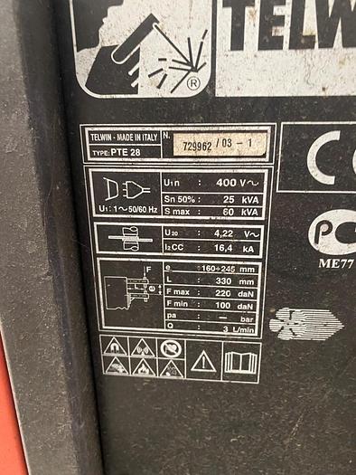 Used Telwin PTE 28 Spot Welder