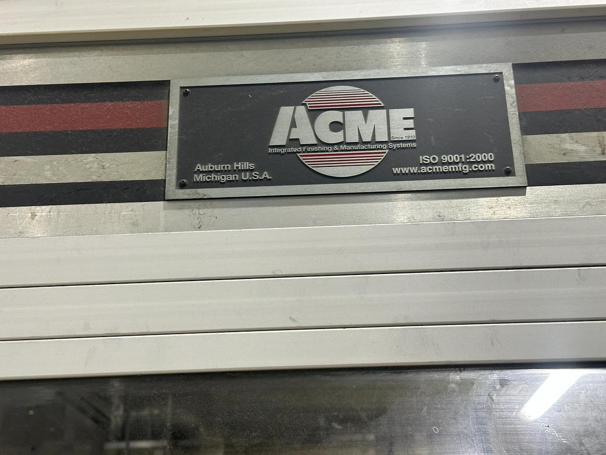Used 2008 ACME Manufacturing Company. Polishing Cell