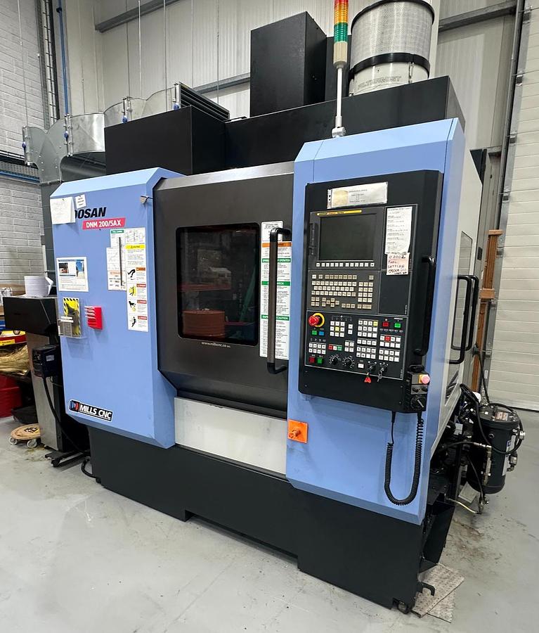 Used 2013 Doosan DNM 200/5AX Vertical Machining Machine