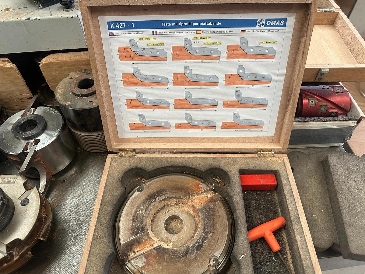 Used 2005 Griggio T220 Spindle Moulder with Comatic AF/34 Feeder