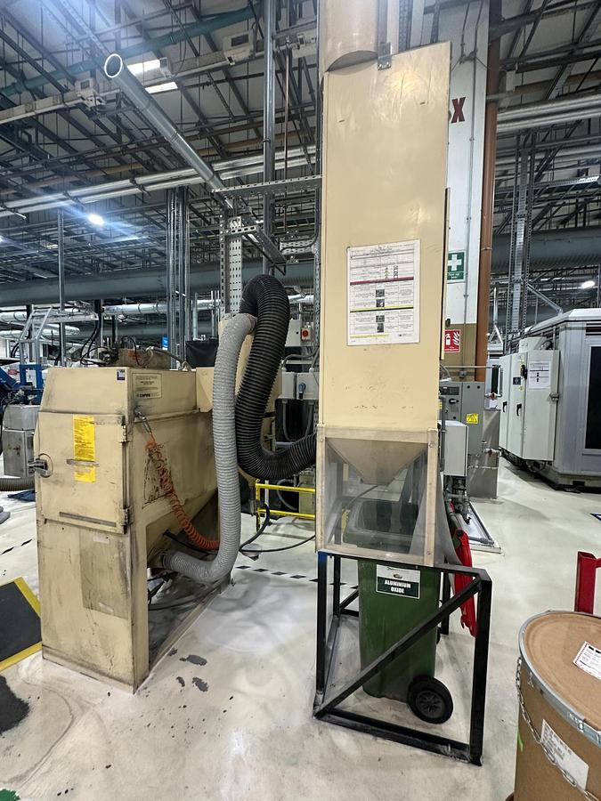 Used Empire Abrasive Equipment Sand Blaster PF-2626 – Complete System with Dust Extraction