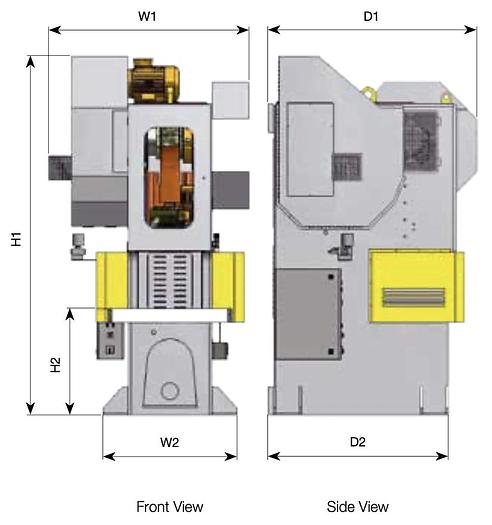 Hidrogarne PE/PE-4 Series C-Type Mechanical Presses With 4 Guides