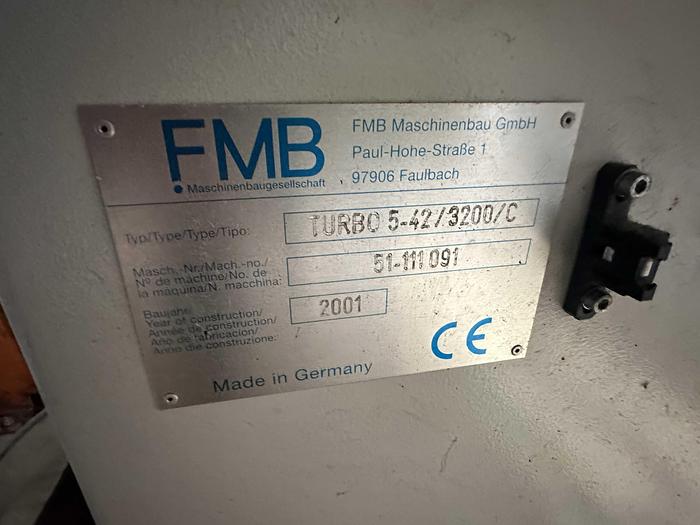 Used 2001 FMB Turbo 5-42 Barfeeder