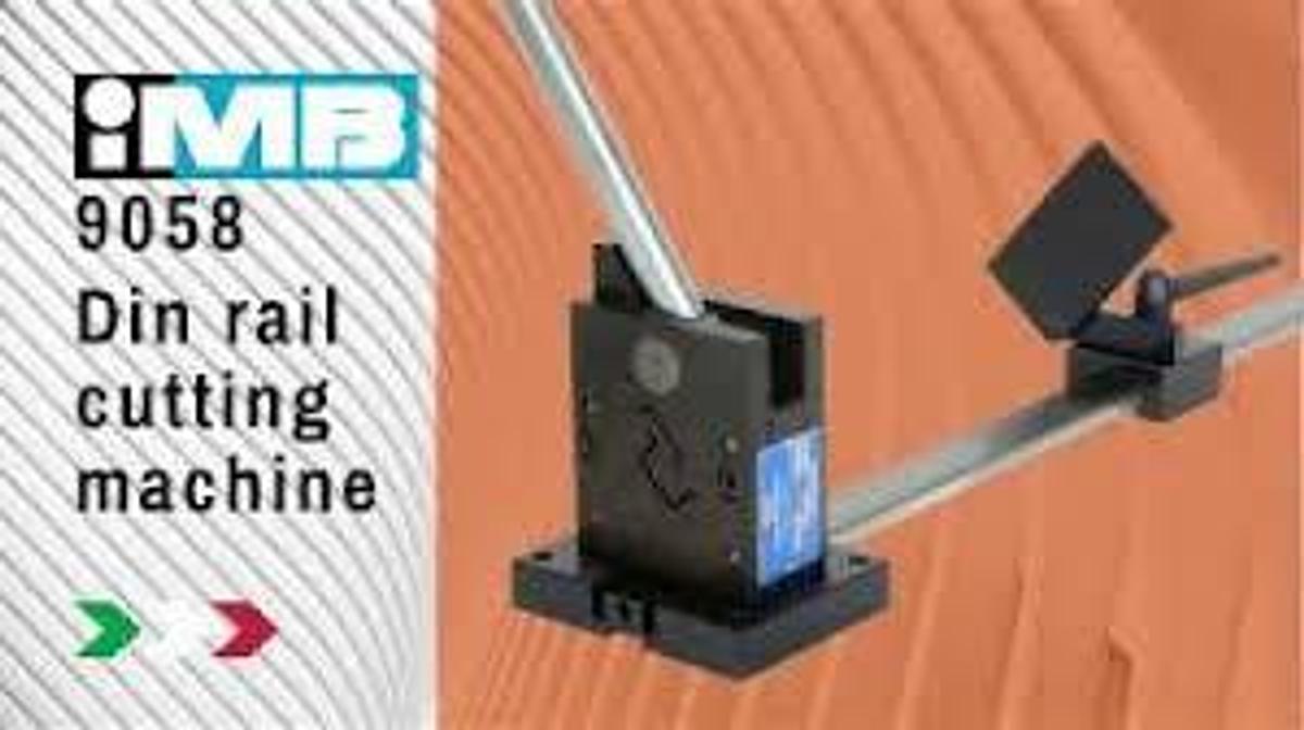 IMB Multifor 9058 DIN Rail Cutter | Manual Rail Cutting & Punching Machine