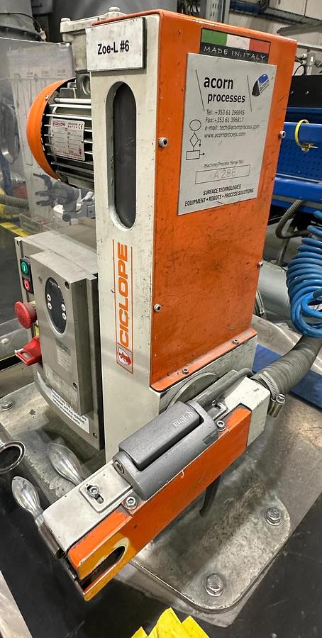Used 2017 Ciclope ZOE-L High-Speed Belt Polishing Machine – Very Good Condition