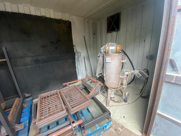 Used Shot Blasting Container