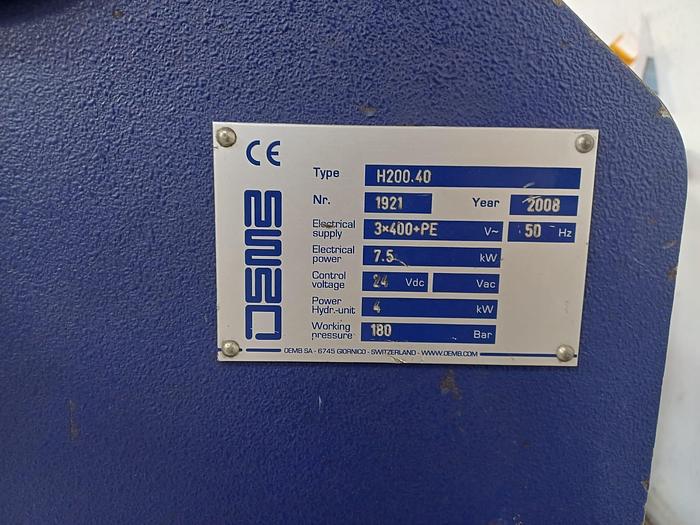 Used 2008 Tensol OEMB H200-4 CNC Folder