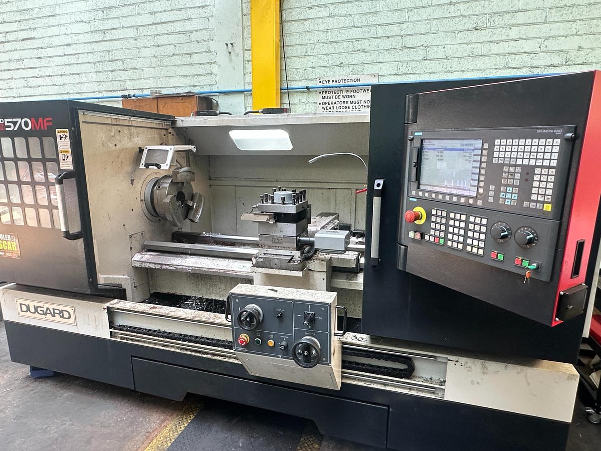 Used 2018 Dugard Lunan 570MF CNC Lathe β Used CNC Lathe for Sale