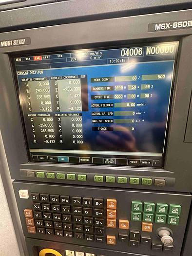 Used 2006 Mori Seiki NL2000/500 CNC Lathe