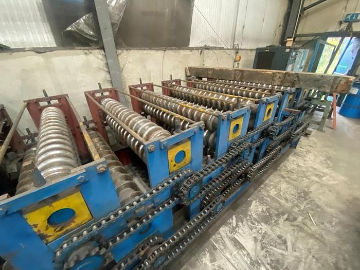 Used JCX Rollforming Line for Corrigate and Box Profile