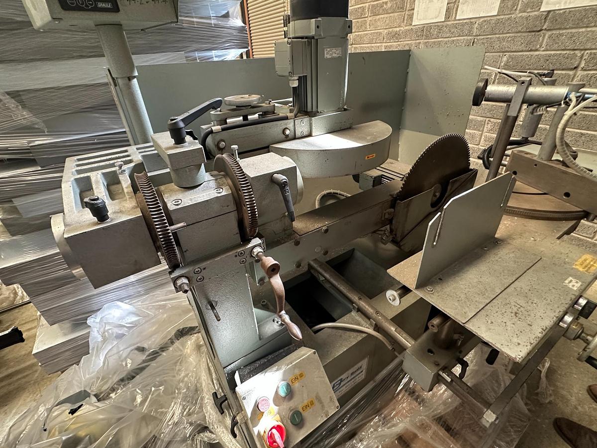 Used 2004 Graule AS-U 450 Notching Saw – Dual Blade Aluminium Profile Cutter