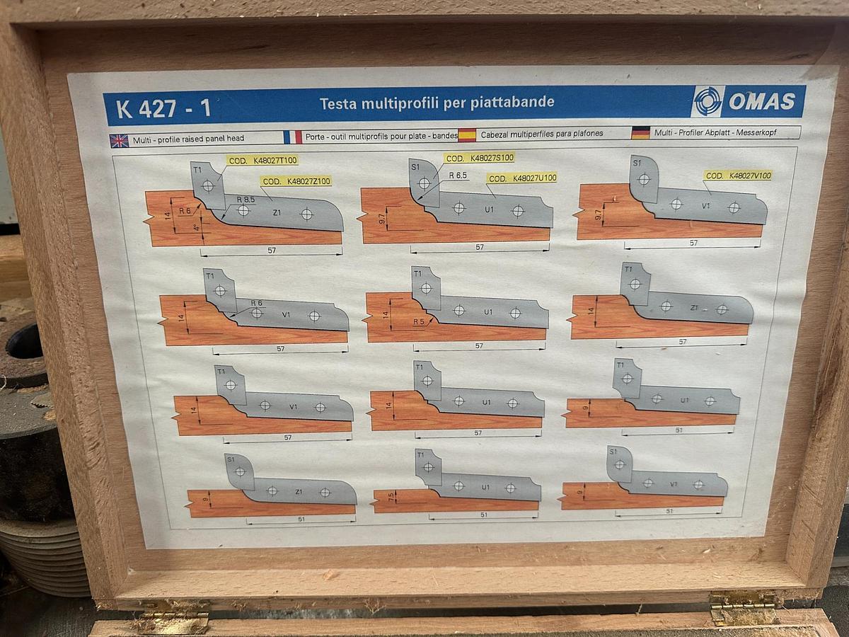 Used 2005 Griggio T220 Spindle Moulder with Comatic AF/34 Feeder