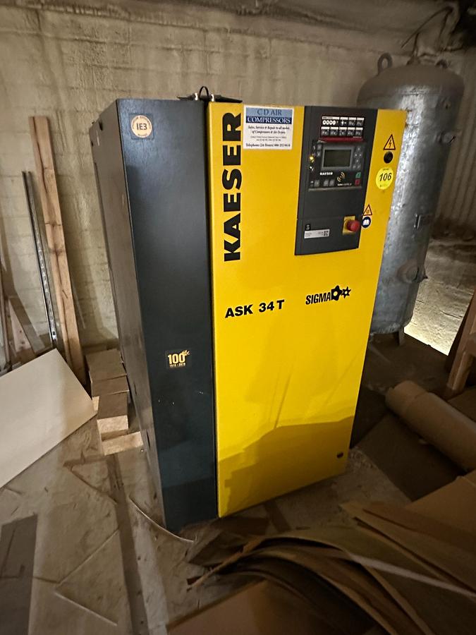 Used 2019 Kaeser ASK 34T Sigma Air Compressor