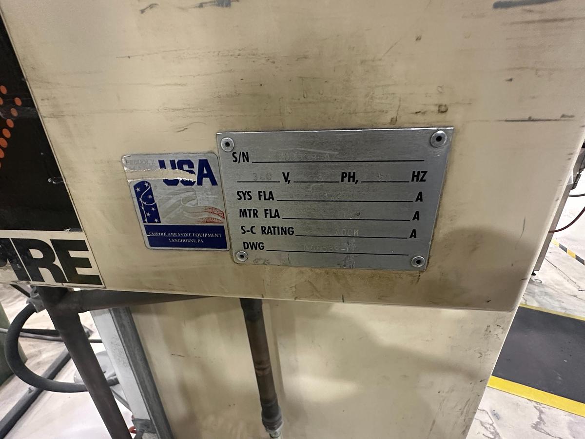 Used Empire Abrasive Equipment Sand Blaster PF-2626 – Complete System with Dust Extraction