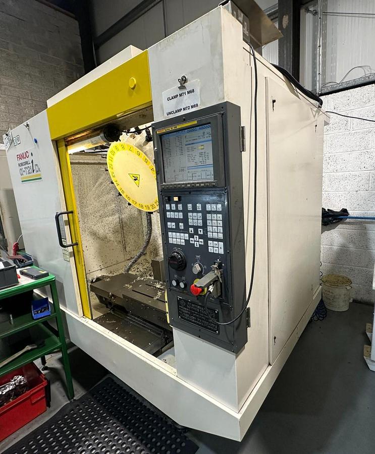 Used Fanuc Robodrill Alpha T21iDL 5-Axis CNC | Nikken 5Ax130FA | BT30