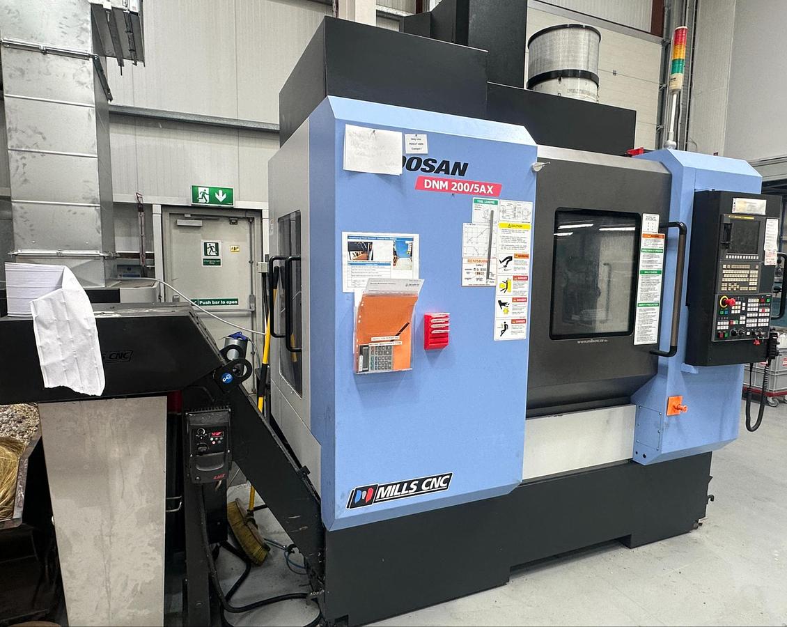 Used 2013 Doosan DNM 200/5AX Vertical Machining Machine