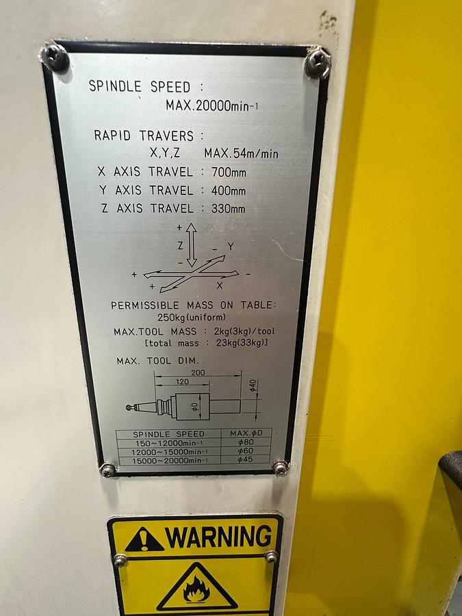 Used Fanuc Robodrill Alpha T21iDL CNC Machining Centre | BT30 | 20,000 RPM