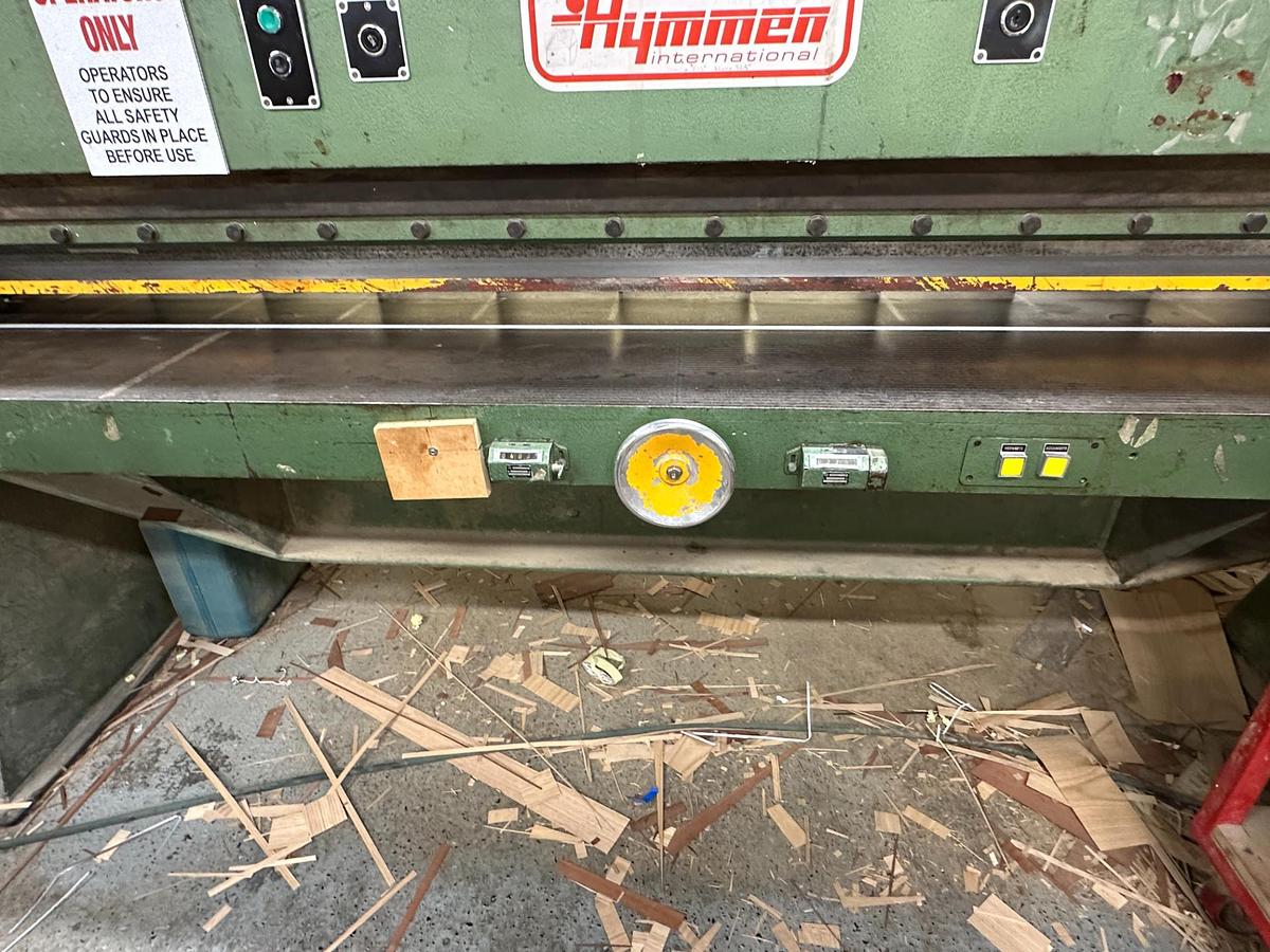 Used 1970 Hymmen AS 280 Veneer Guillotine