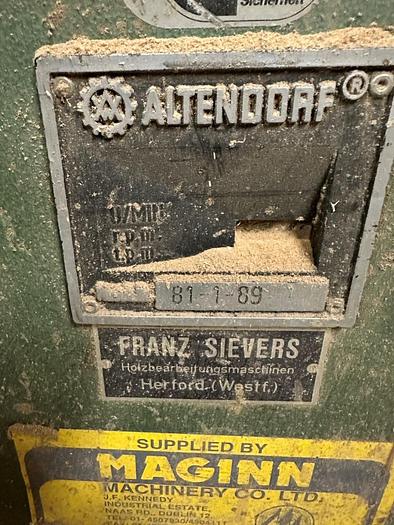 Used Altendorf Panel Saw