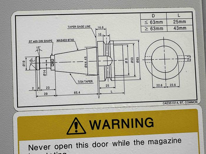 Used Doosan  NM510 Vertical Machining Centre