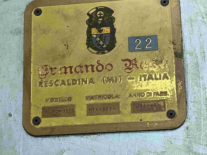 Used 1975 Ermando Rosi RTRC 1000 Surface Grinder