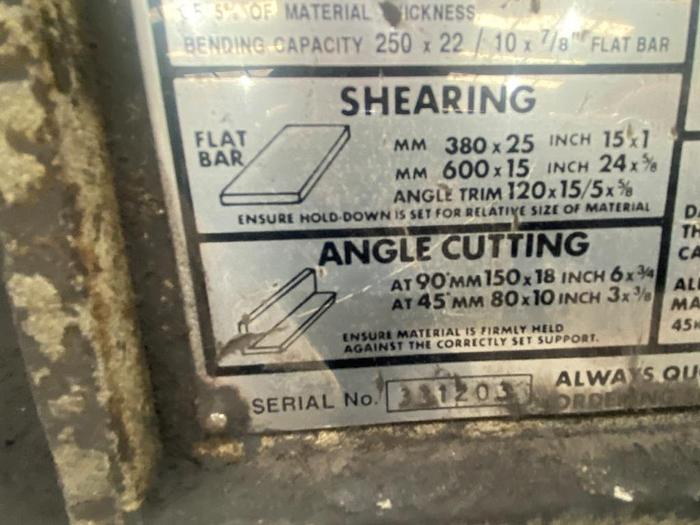 Used Kingsland  Multi 125 Ironworker