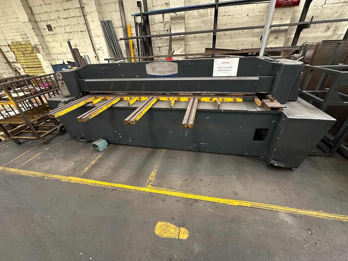Used Keetona 2.5m x 3mm Mechanical Guillotine