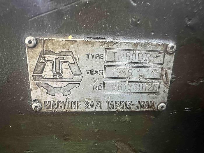 Used MST Tabriz TN 50BR Manual Lathe