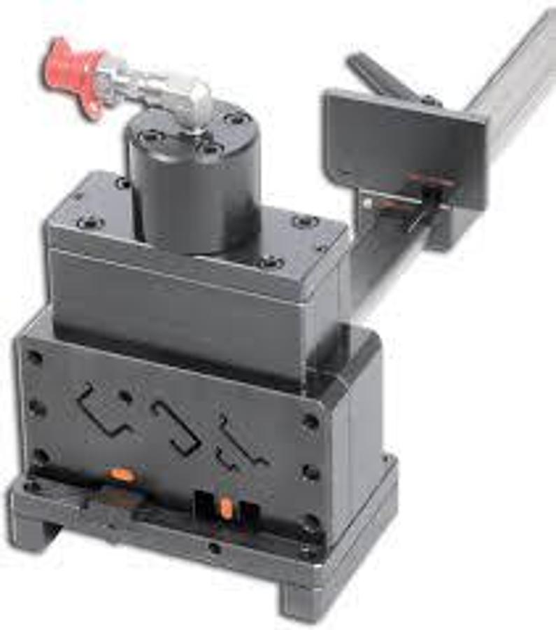 IMB Multifor 9052 Pneumatic DIN Rail Cutter | Air Powered Rail Cutting & Punching Machine