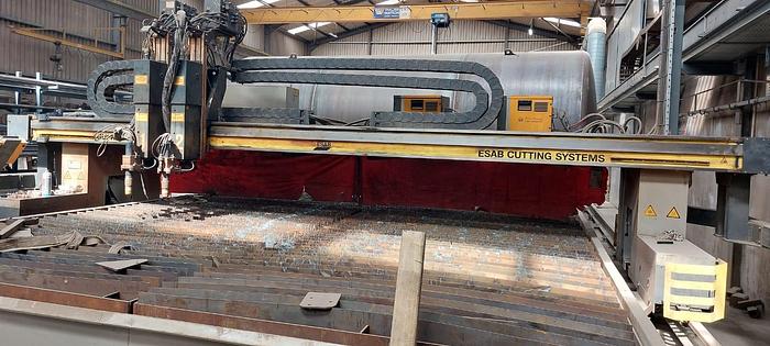 Used 2012 ESAB Suprarex SXE5000 Plasma Cutting Table