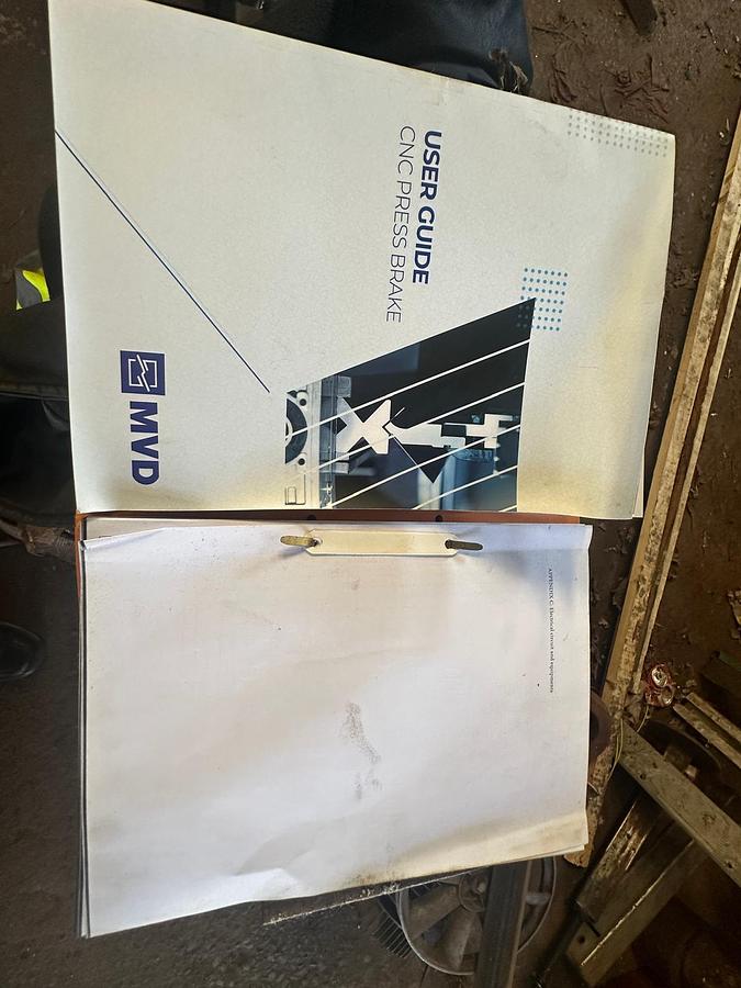 Used 2021 MVD A175-3700 Hydraulic Pressbrake – ESA S660W Graphic CNC Control