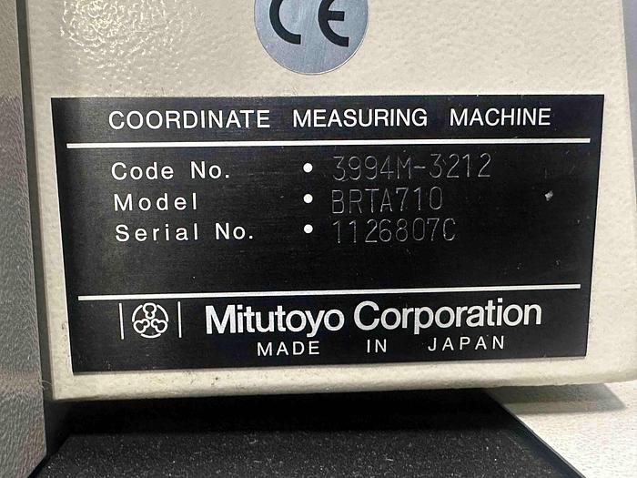 Used Mitutoyo Euro Apex C7106 Co-Ordinate Measuring Machine