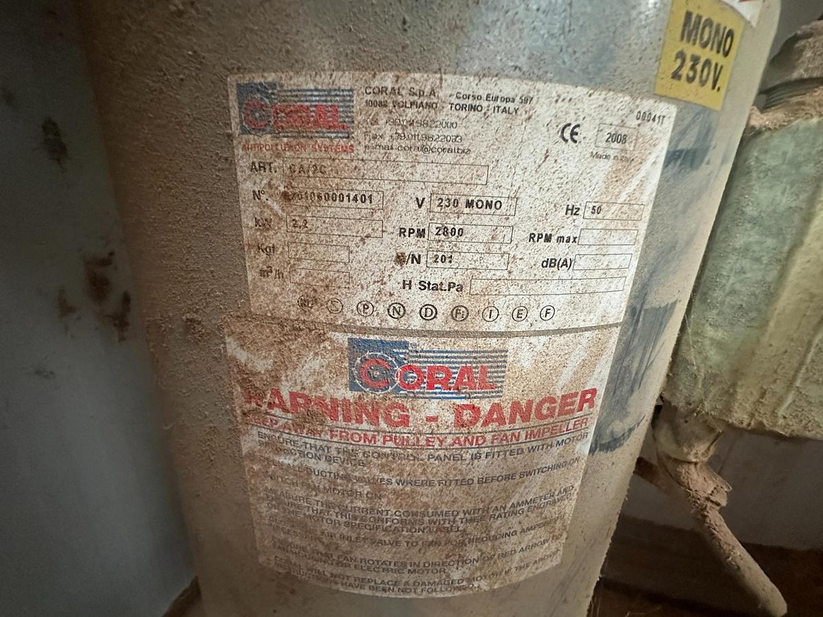 Used 2008 Coral CA/2C Dust Extractor