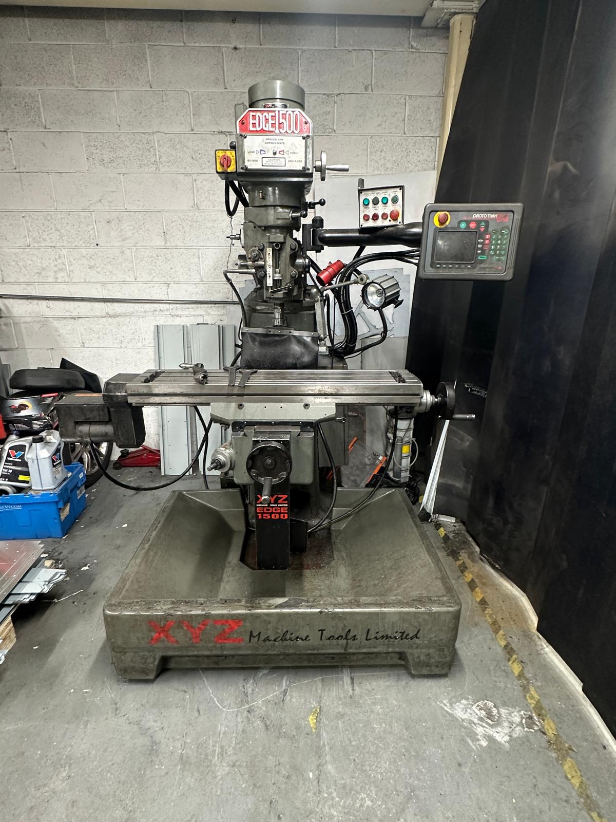 Used 2000 XYZ Edge 1500 Milling Machine