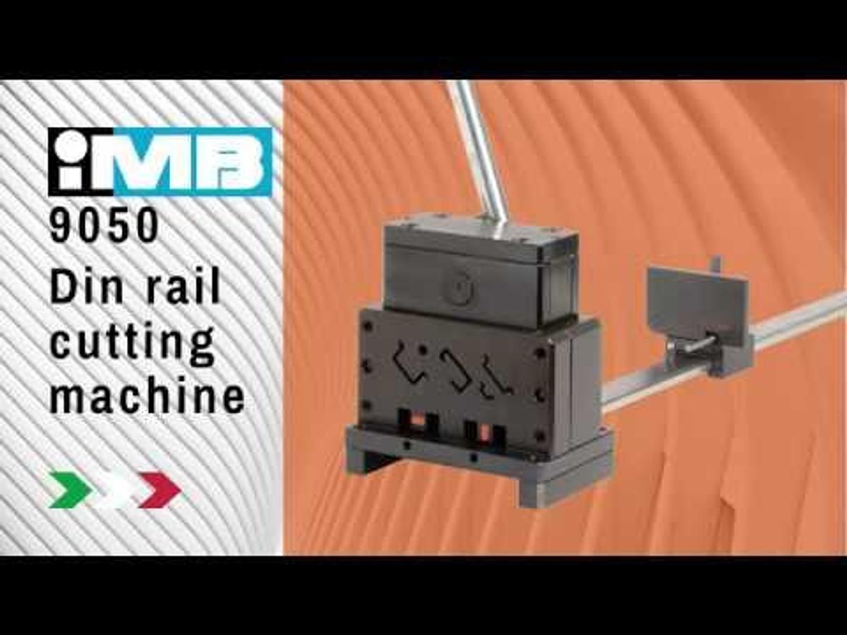 IMB Multifor 9050 DIN Rail Cutter | Manual Rail Cutting & Punching Machine